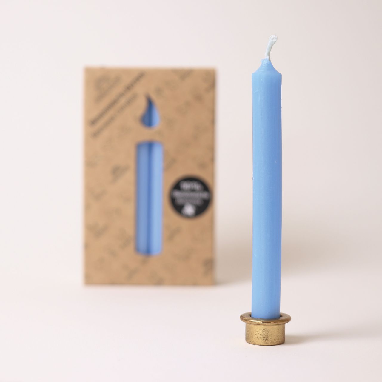 Bienenwachs-Kerzen "Hellblau"