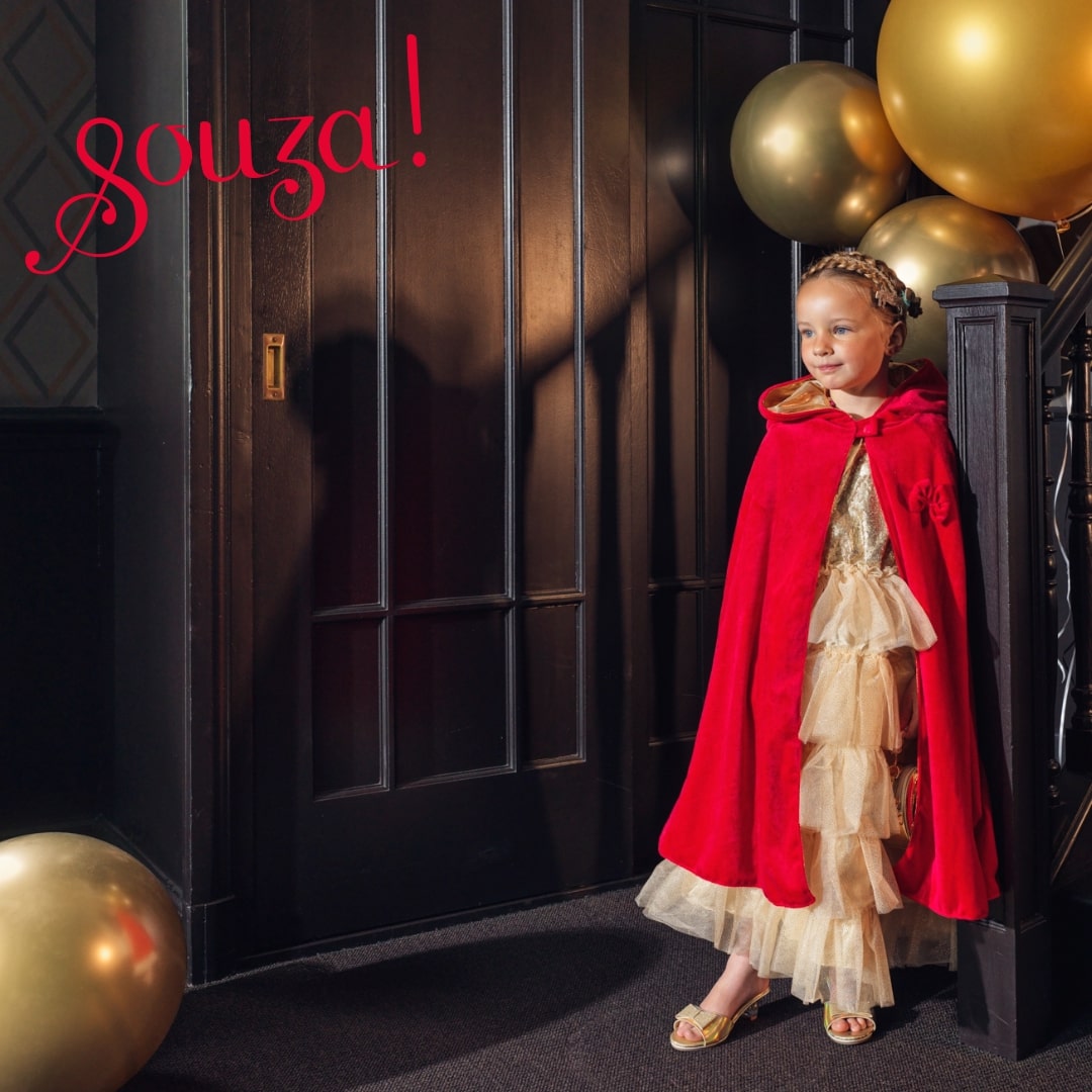 Wende-Umhang Prinzessin/Rotkäppchen (4-7 Jahre)