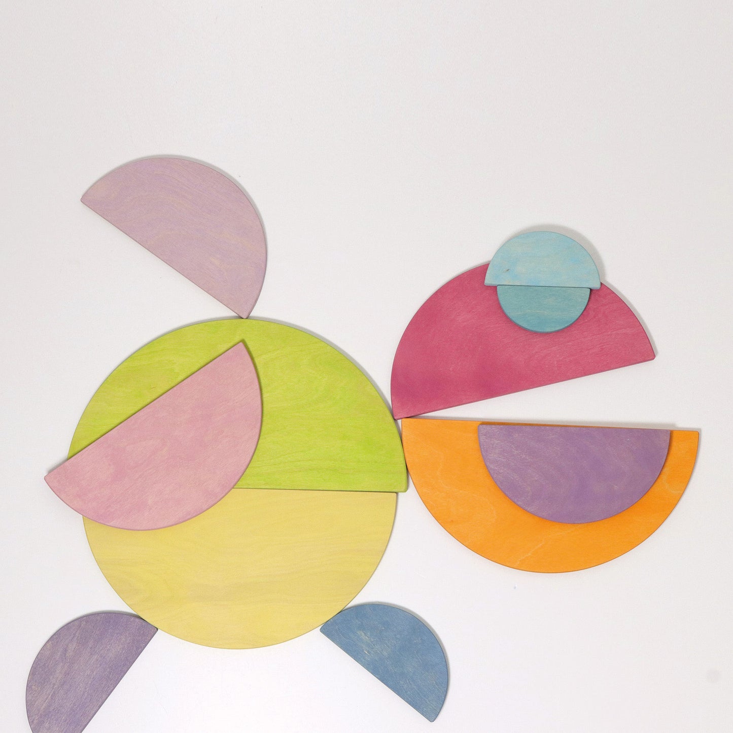 Halbkreise Pastell