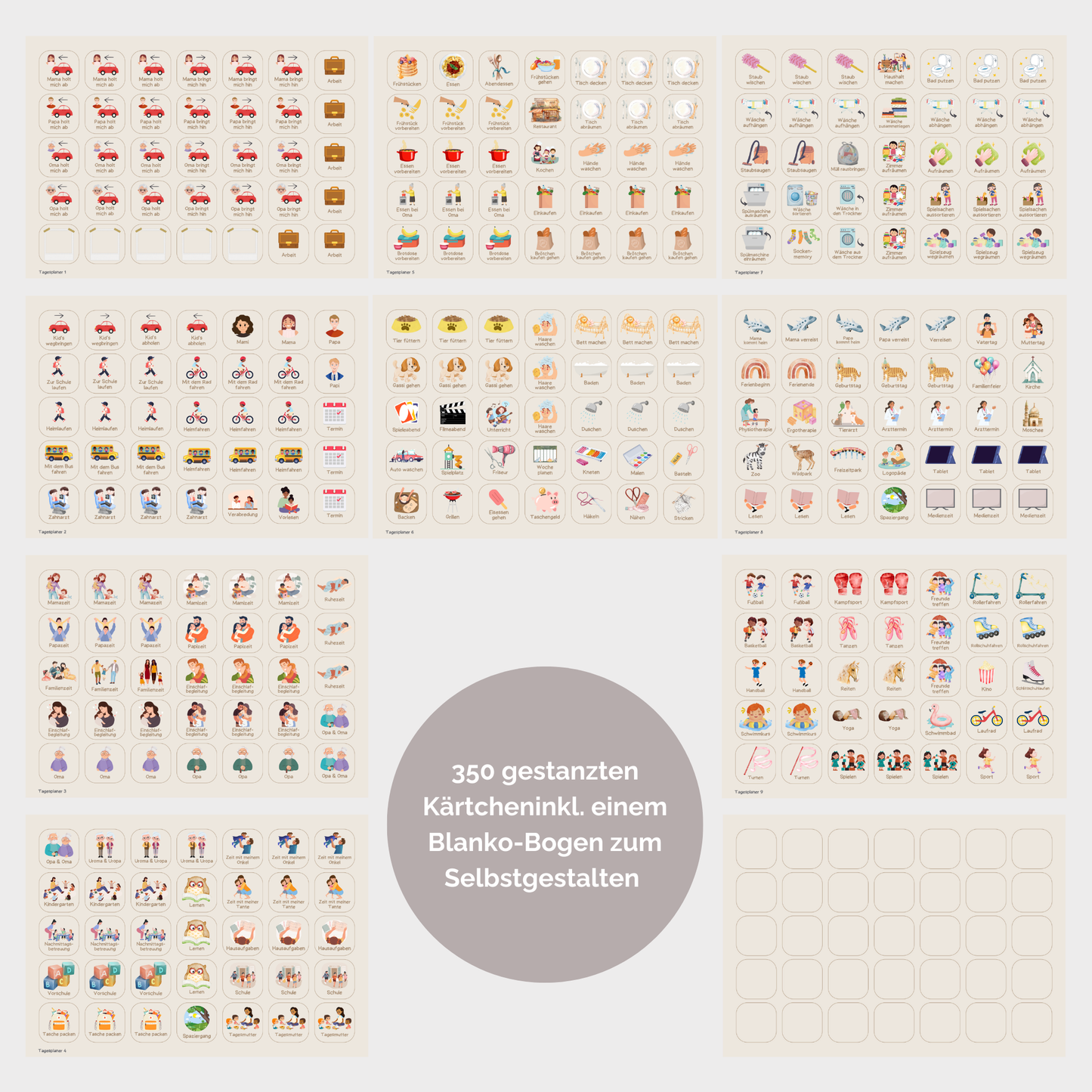 Tagesplaner ASTRO GLITZER