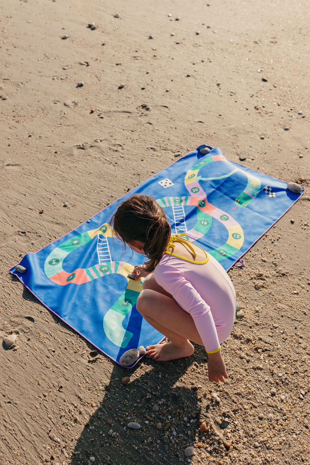 Spielhandtuch/Strandtuch "Snakes & Ladders/ Leiterspiel" (140x70cm)