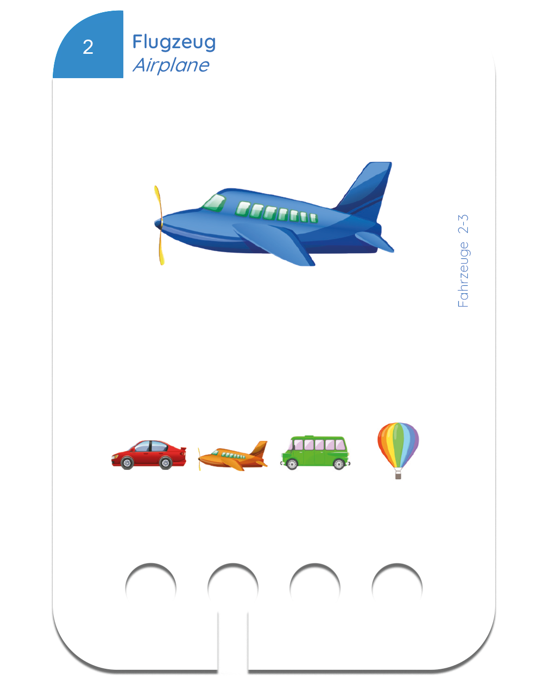 Kartensatz: Meine Fahrzeuge (2-3 Jahre)