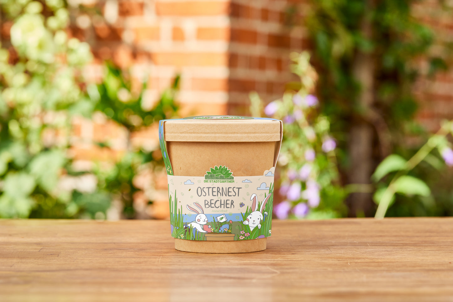 Osternest aus dem Becher