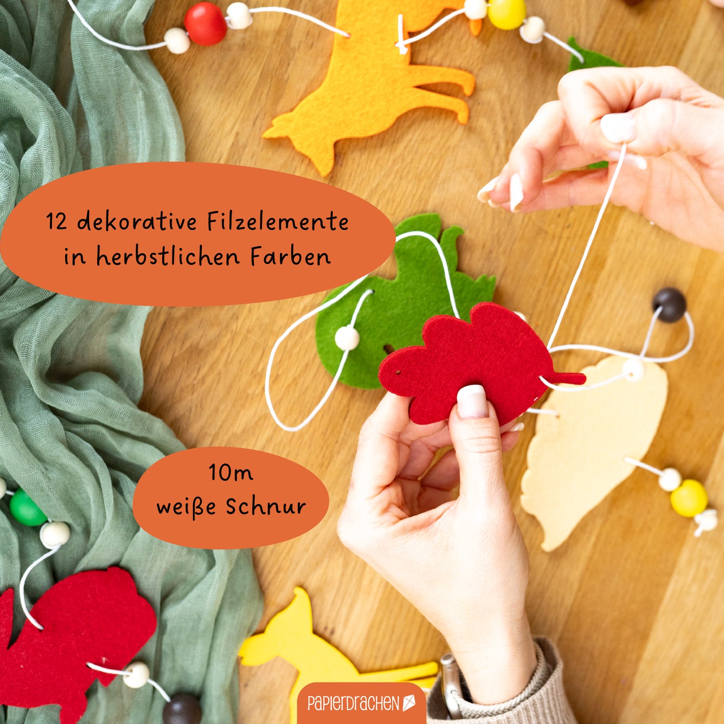 Filz-Mobile zum Basteln – Herbst