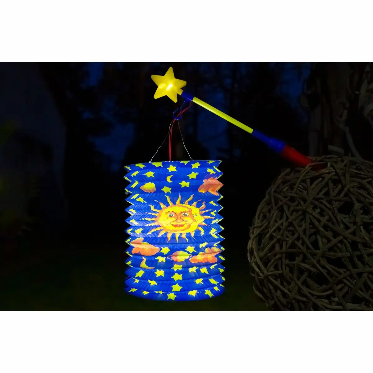 Zuglaterne "Sonne & Mond"