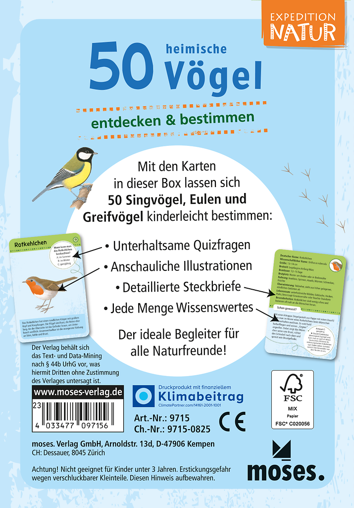 Expedition Natur - 50 heimische Vögel