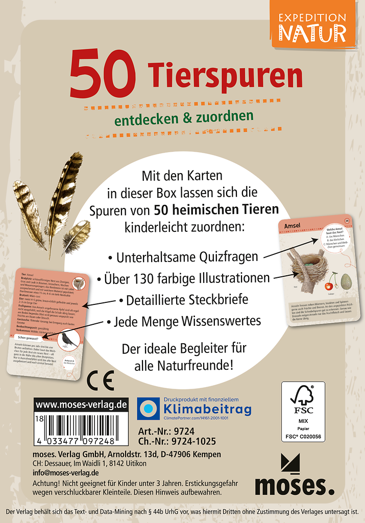 Expedition Natur - 50 Tierspuren