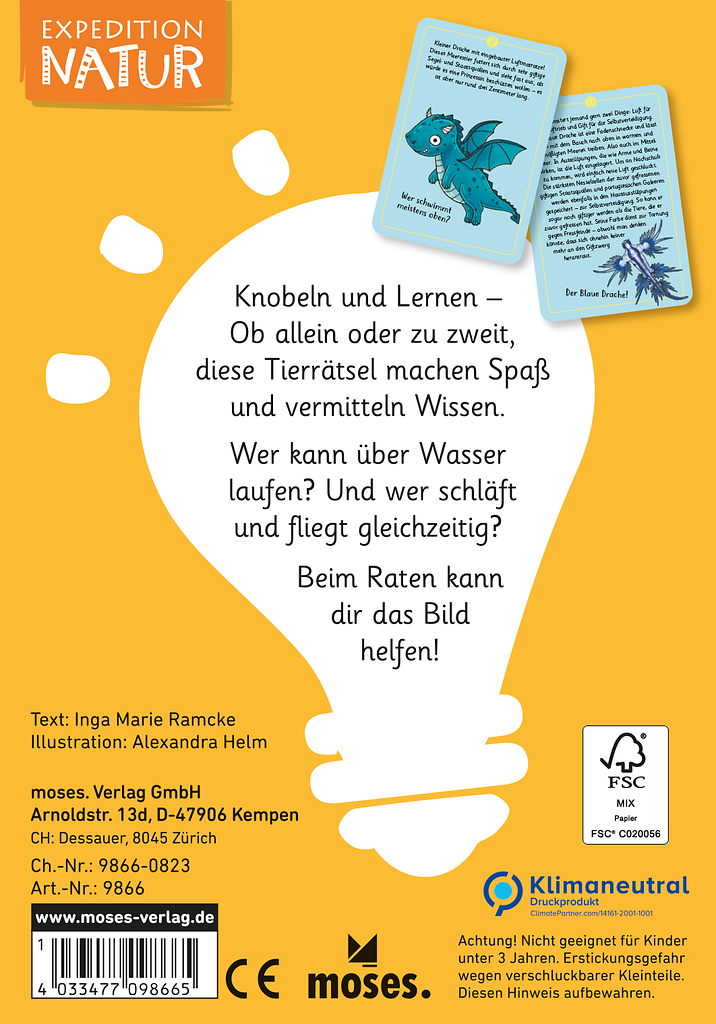 Expedition Natur - 50 Tierrätsel Tricks und Tarnung