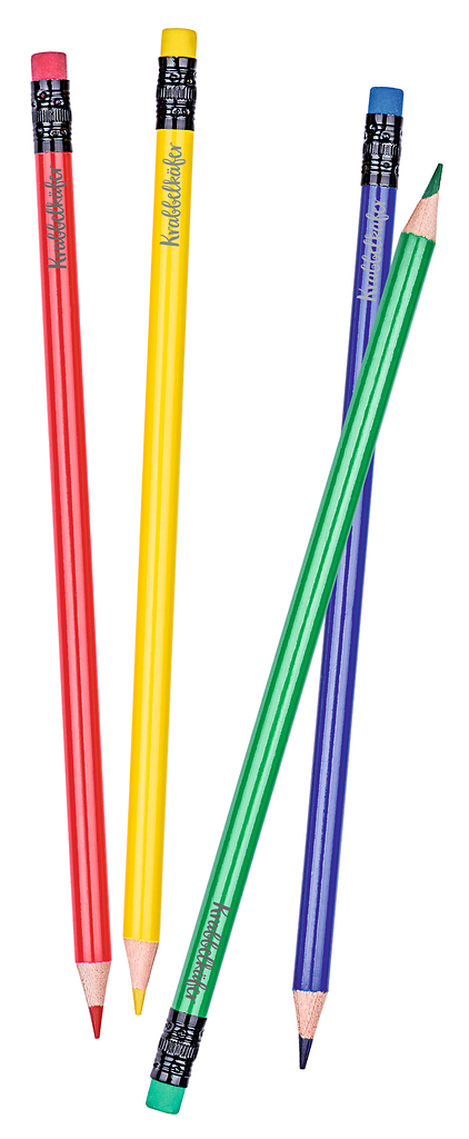 Krabbelkäfer - Radierbare Buntstifte