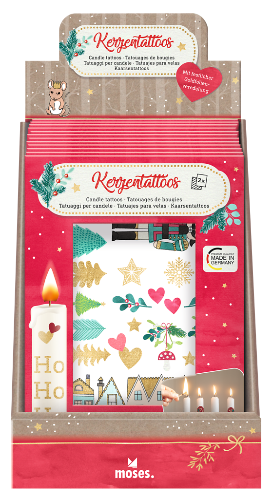 Kerzen-Tattoos "Winterwunder"
