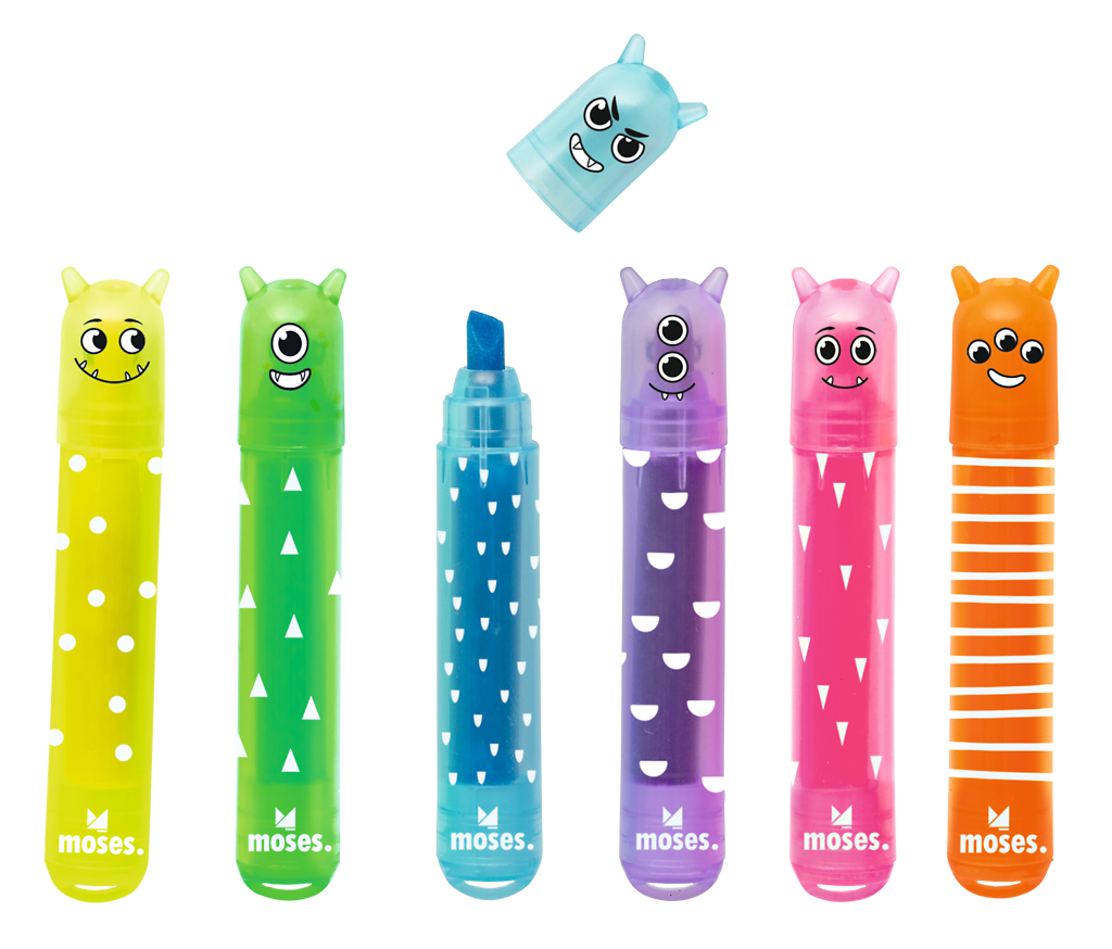 Monster Mini-Marker, 6er Set