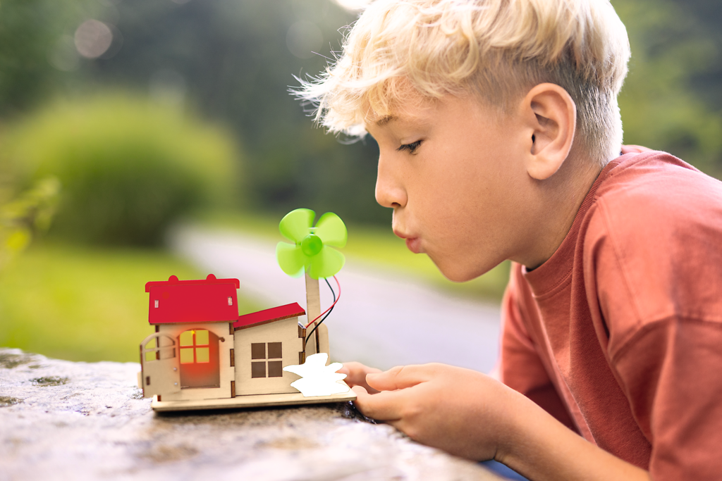 PhänoMINT: Bausatz Windrad