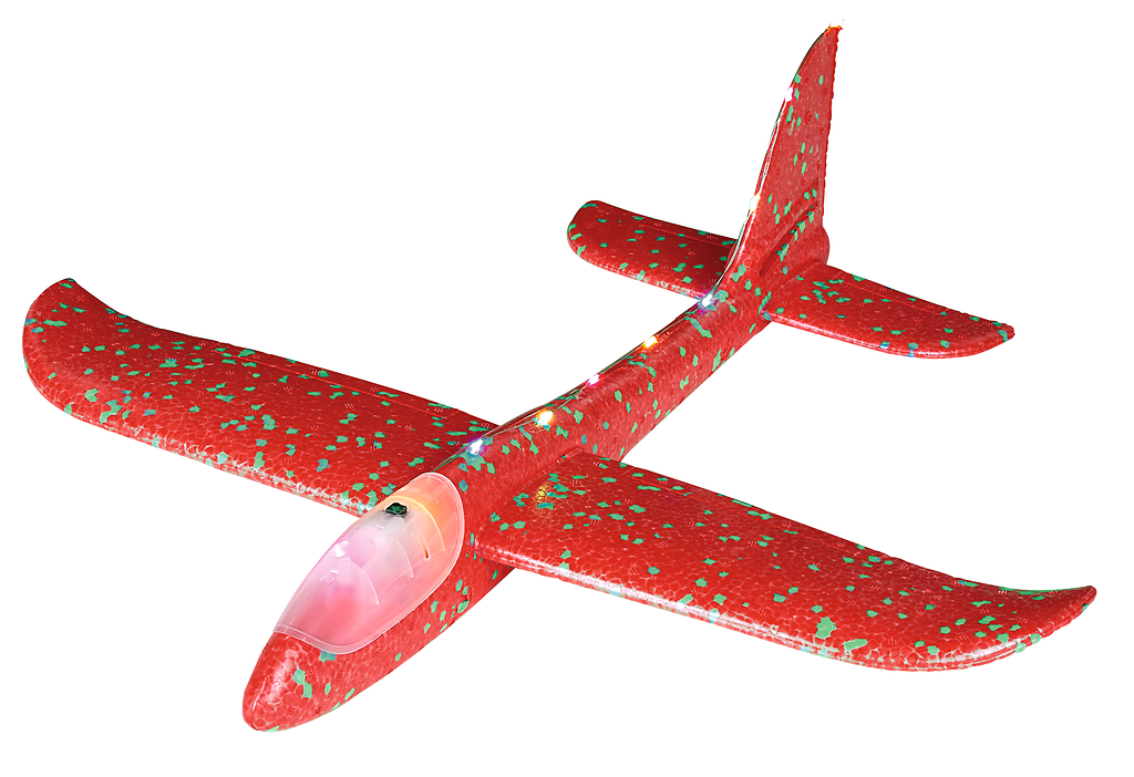 Leuchtender Segelflieger (mit LEDs), verschiedene Farben