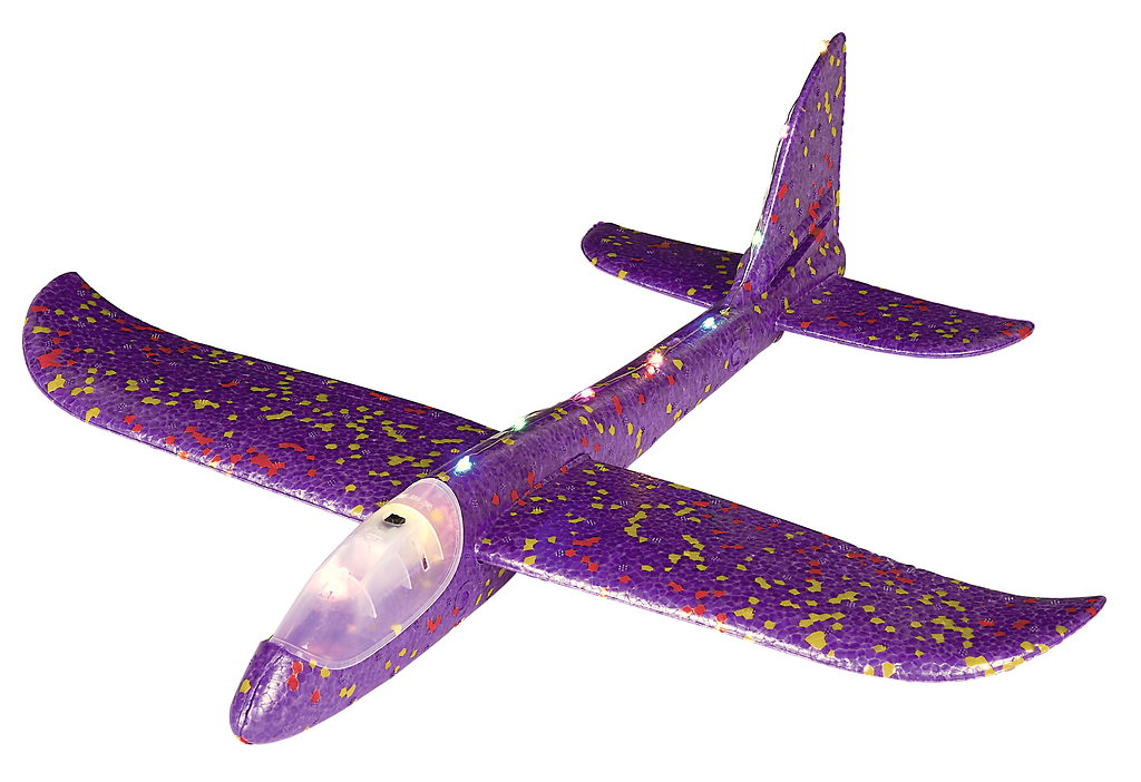 Leuchtender Segelflieger (mit LEDs), verschiedene Farben