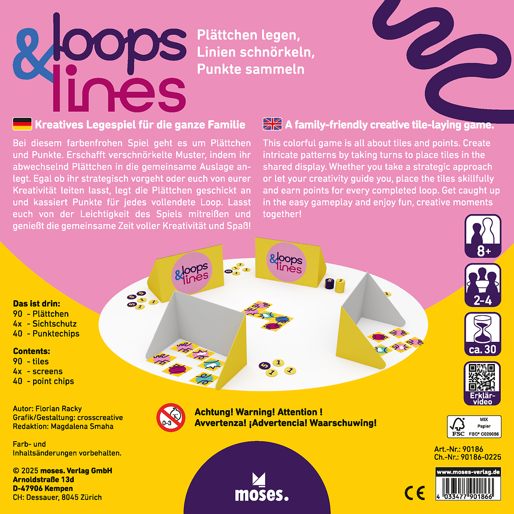 Loops & Lines - Das farbenfrohe Legespiel