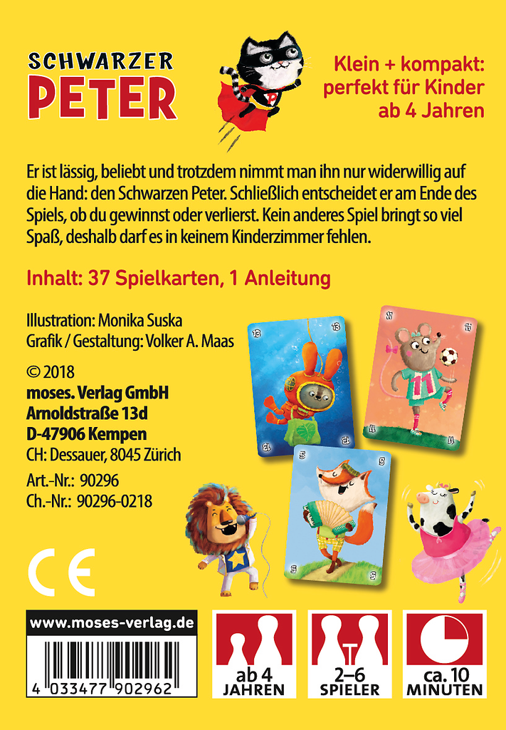Spieleklassiker für Kinder - Schwarzer Peter
