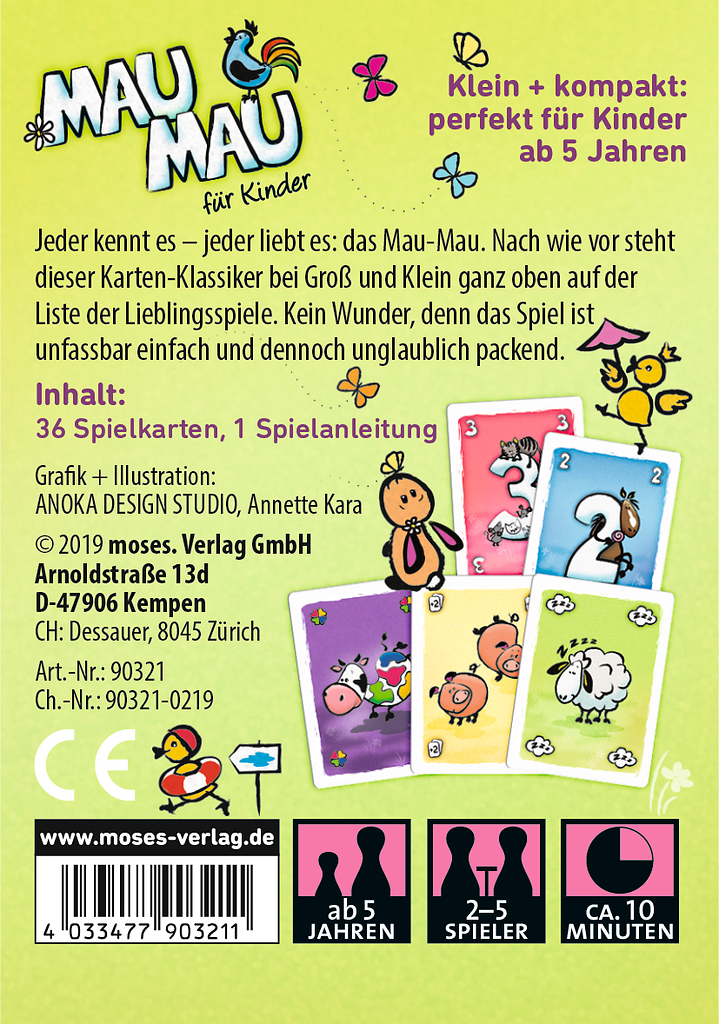 Spieleklassiker für Kinder - Mau-Mau
