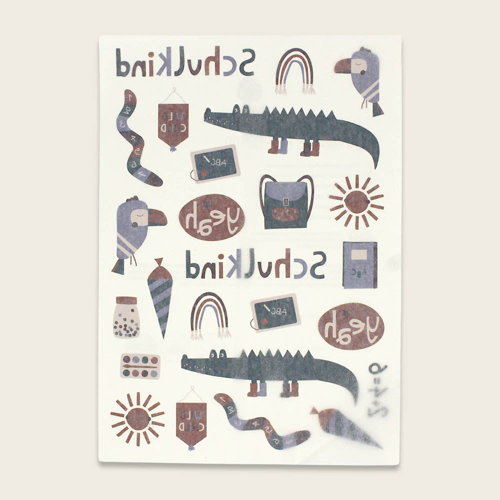 Kindertattoo-Set "Schuldkind", Adventure