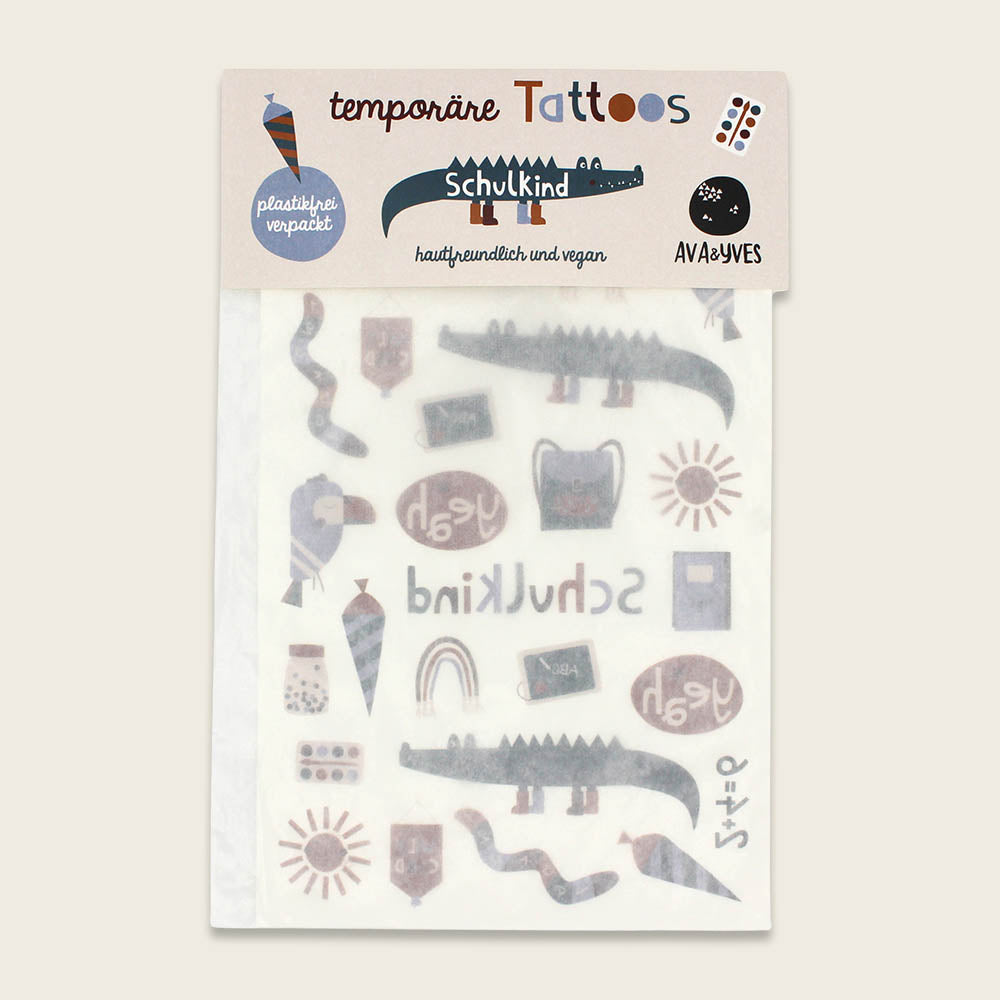 Kindertattoo-Set "Schuldkind", Adventure
