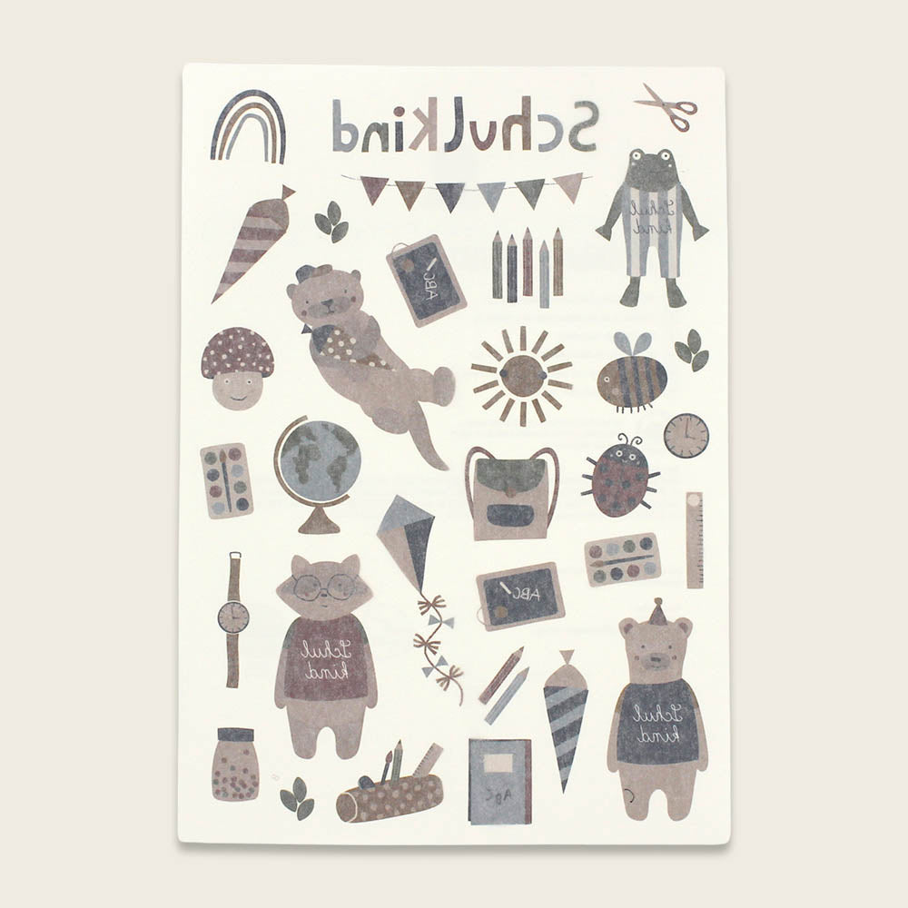 Kindertattoo-Set "Schuldkind", Nature Kids