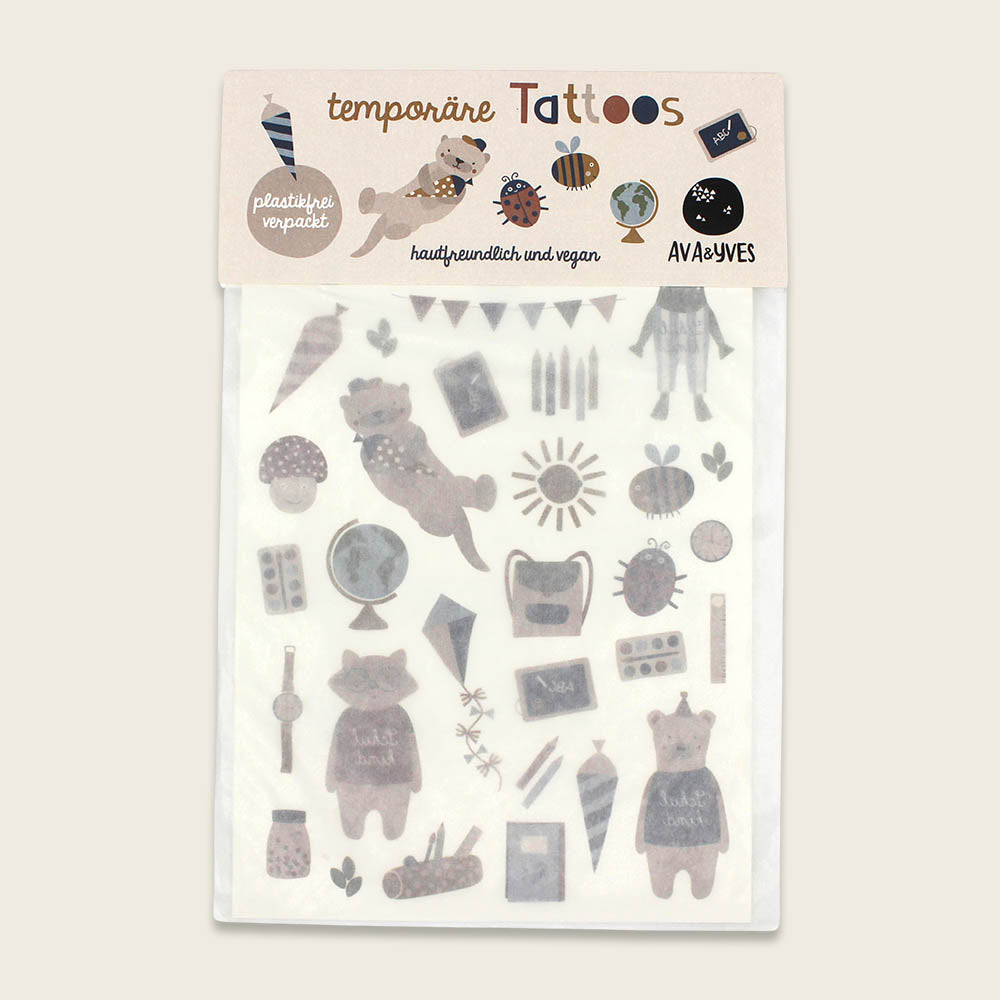 Kindertattoo-Set "Schuldkind", Nature Kids