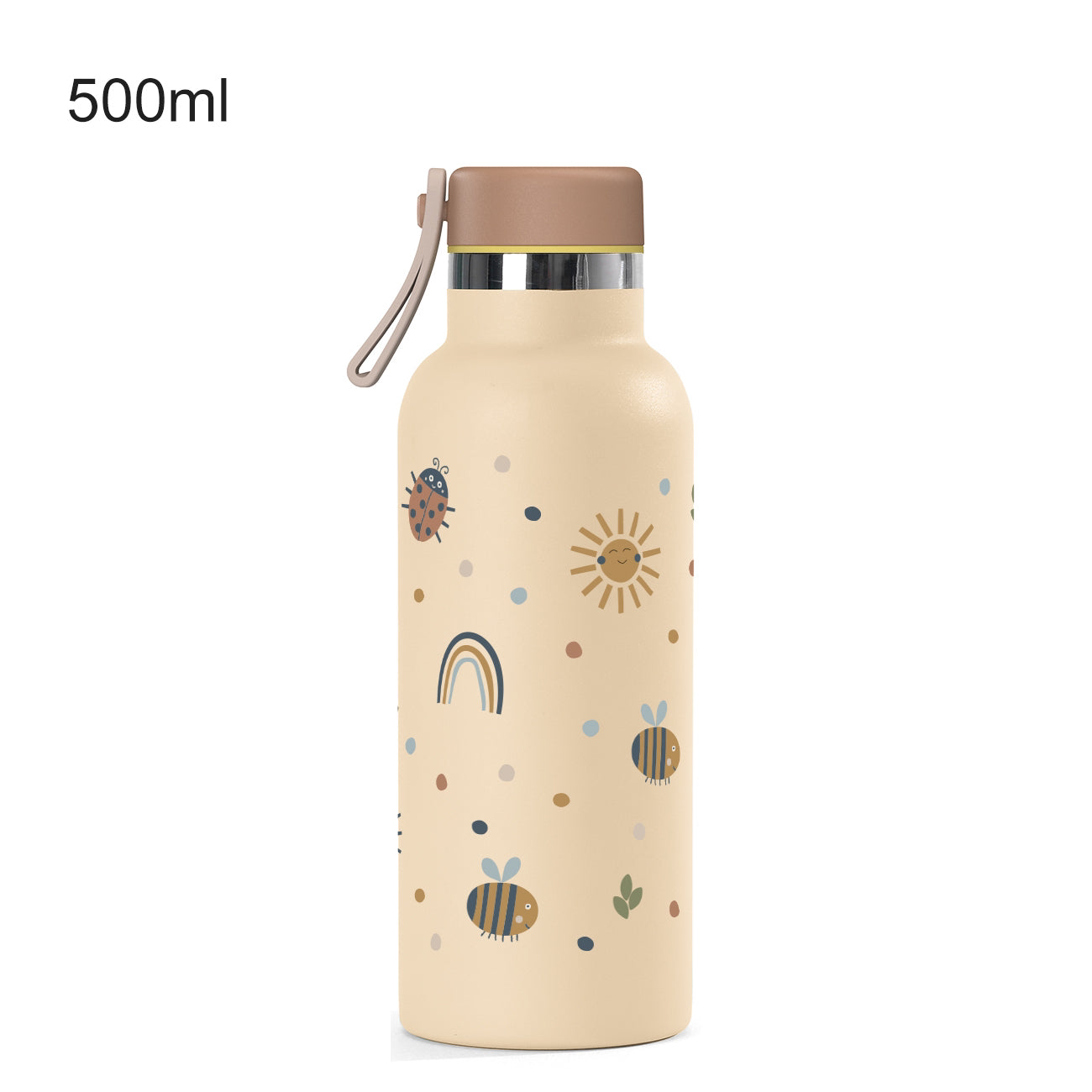 Edelstahl Trinkflasche, Serie Nature Kids, 500 ml