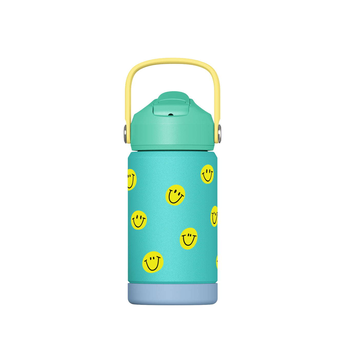 Edelstahl Trinkflasche, Smile, türkis, 350 ml