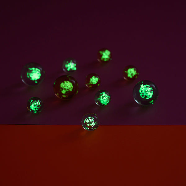 Magische Murmeln "Glow in the dark", rosa