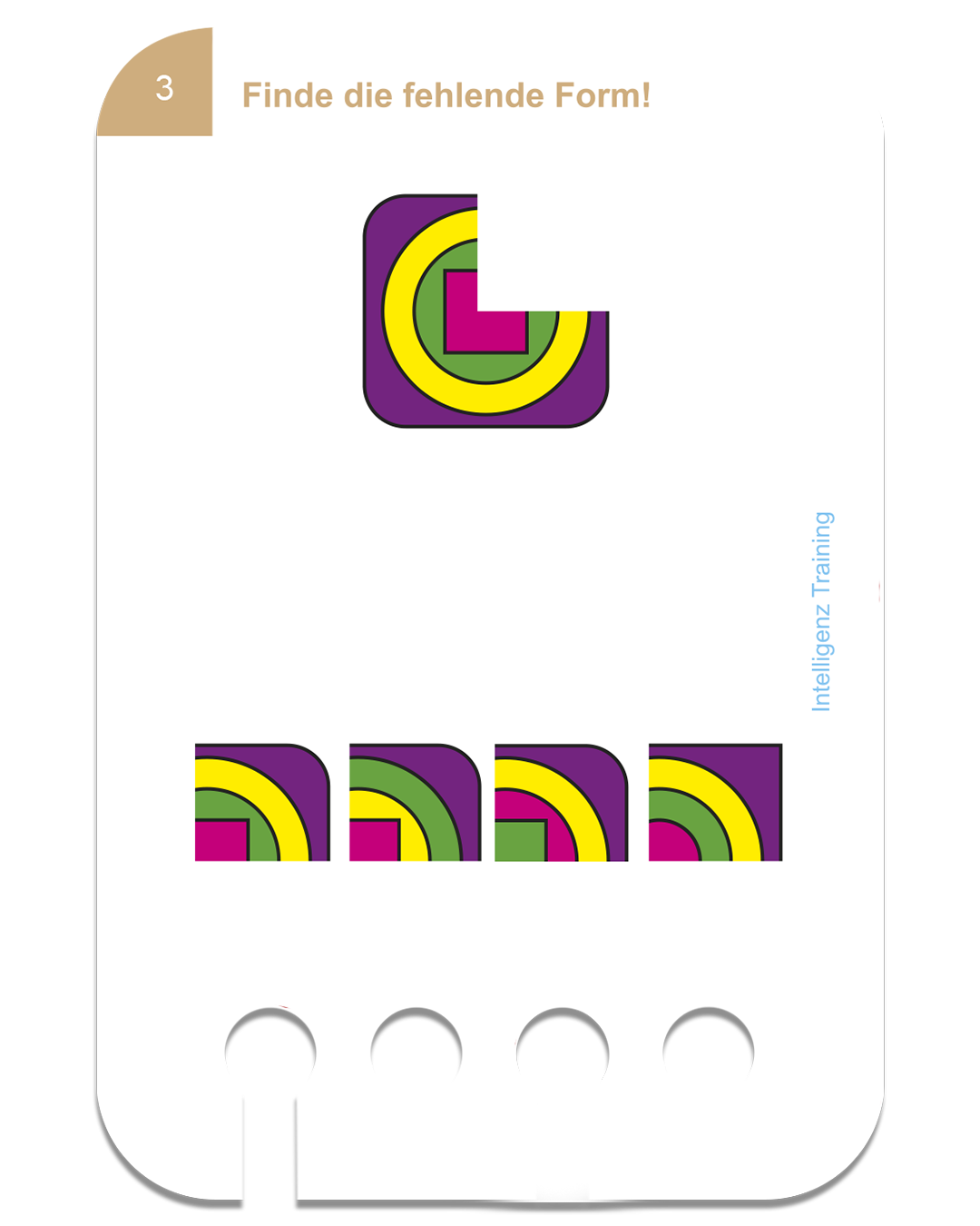 Kartensatz: Intelligenztraining (6+)