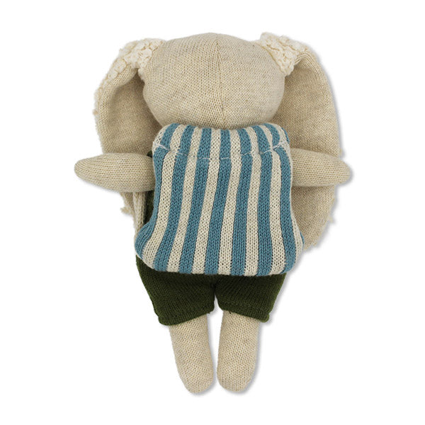 Hase „Kindergartenkind“ mit Rucksack, oliv