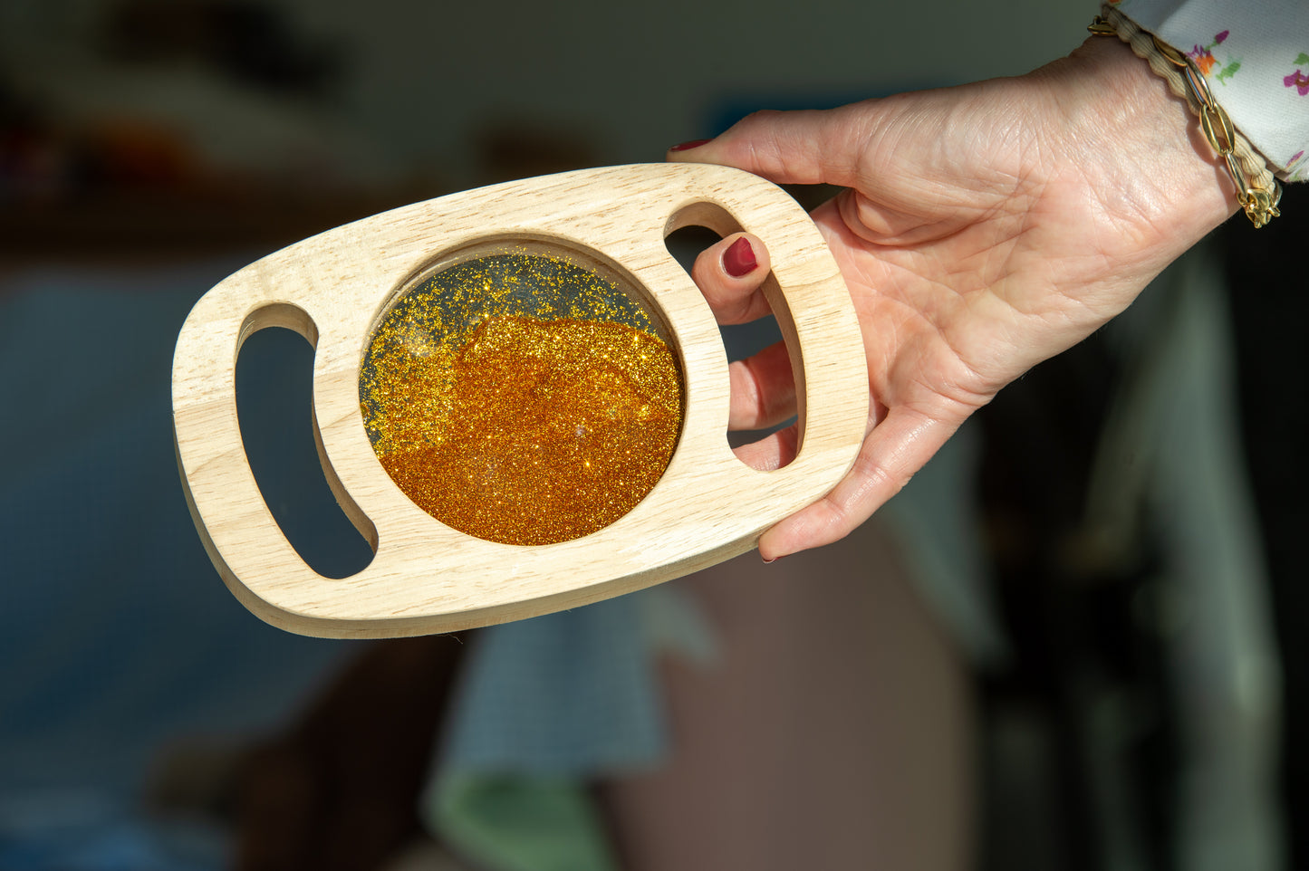 Glitzerpanel gold