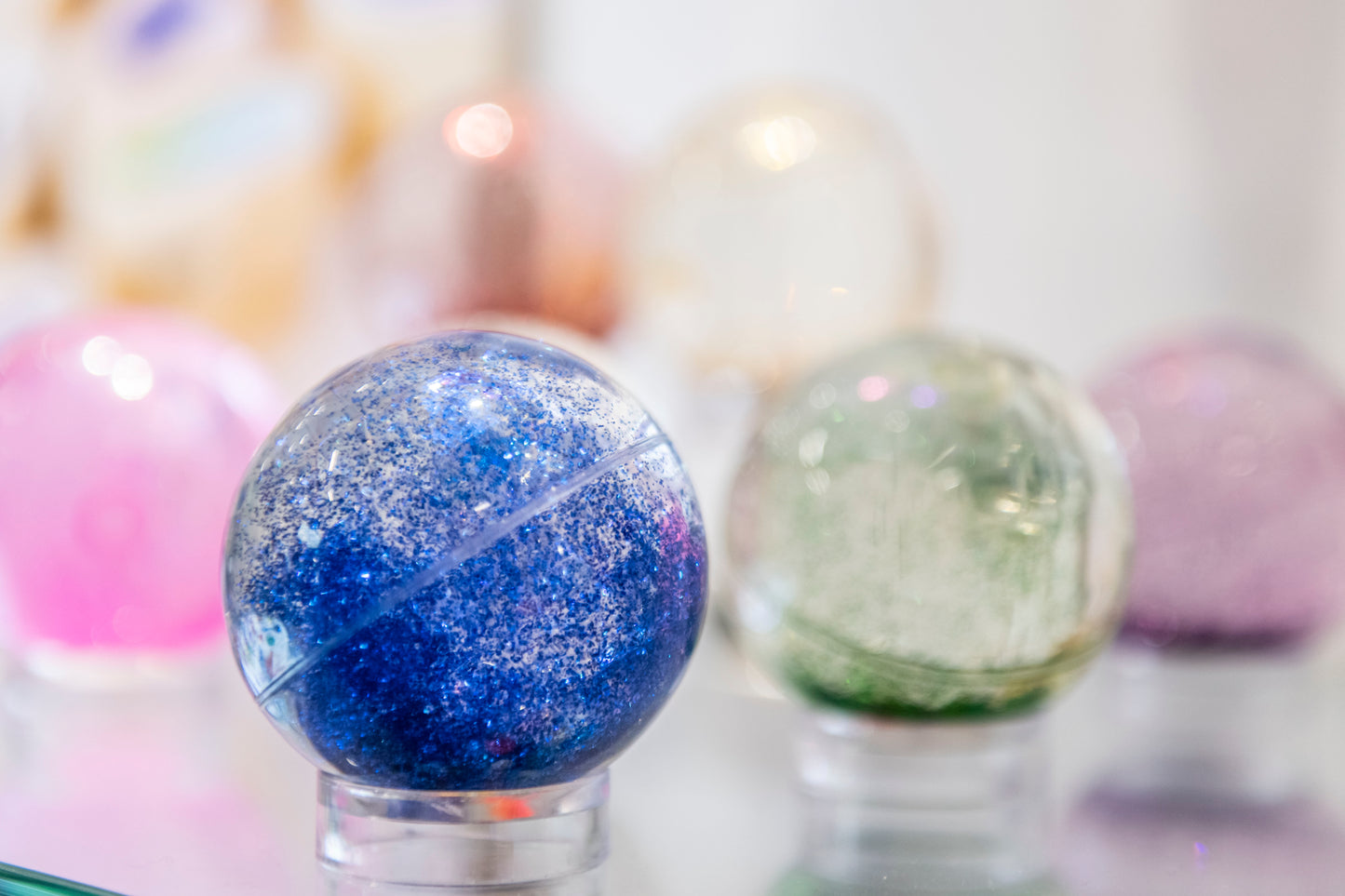 Sensorik Glitzerkugeln
