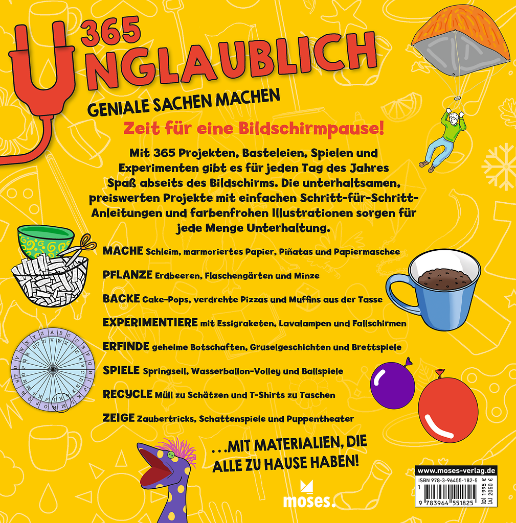 365 unglaublich geniale Sachen - Zeit für eine Bildschirmpause!