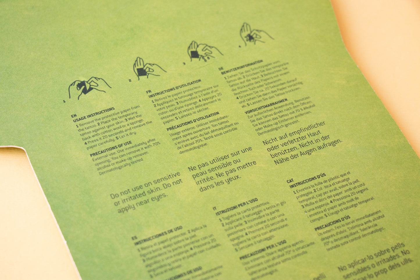 Kindertattoos "Dinosaurier"