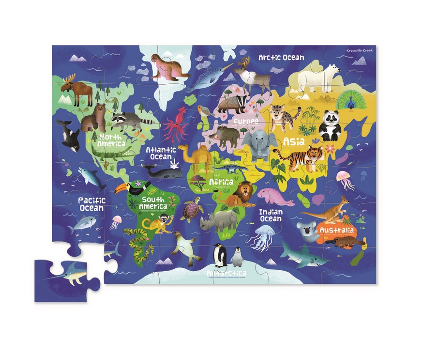 Puzzle "My first World Map", 36 Teile, ab 3 Jahren