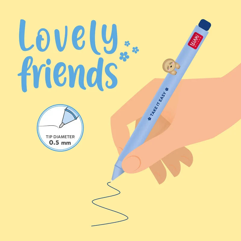 "Faultier" Lovely Friends Gelstift, Legami