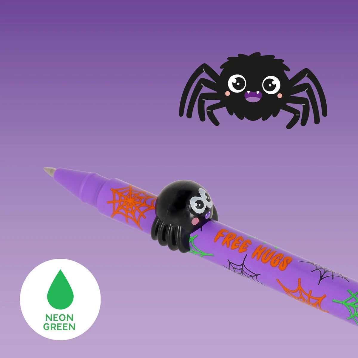 Spinne "Free Hugs" - Lovely Friends Gelstift, Legami