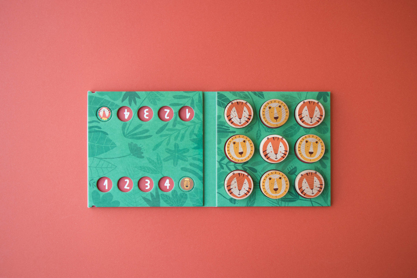 Tic Tac Toe Spiel "Lion & Tiger", ab 4 Jahren