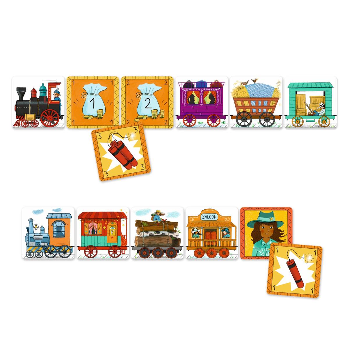 Kartenspiel: Golden Train (ab 6 Jahren)