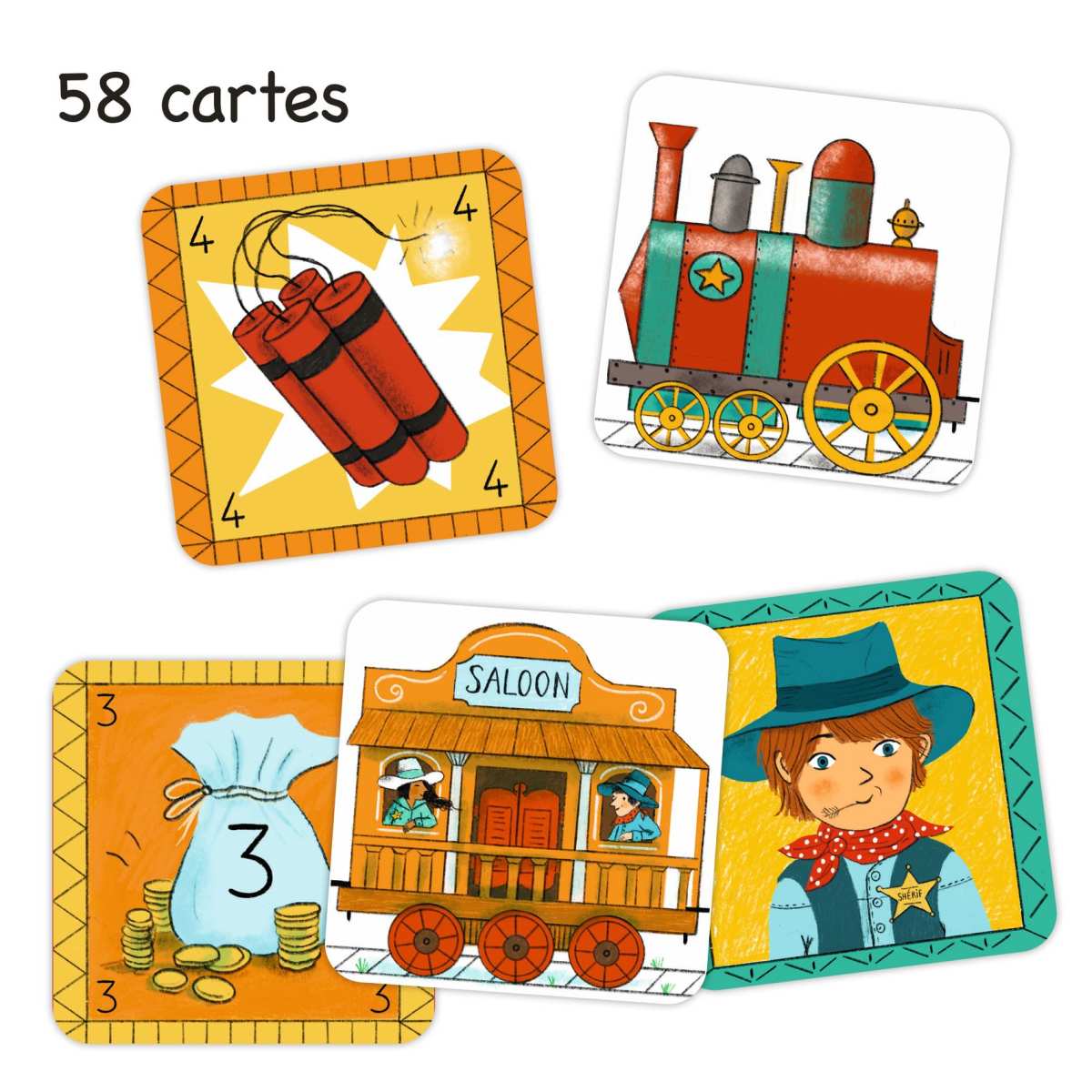 Kartenspiel: Golden Train (ab 6 Jahren)