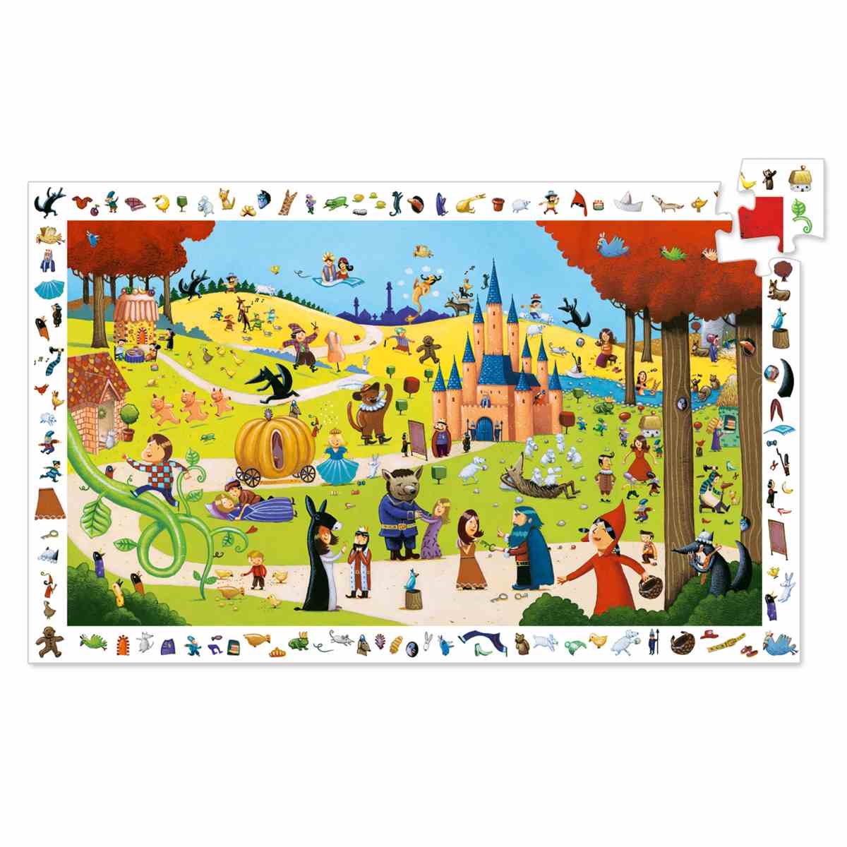 Wimmelpuzzle Märchen - 54 Teile (ab 4 Jahren)