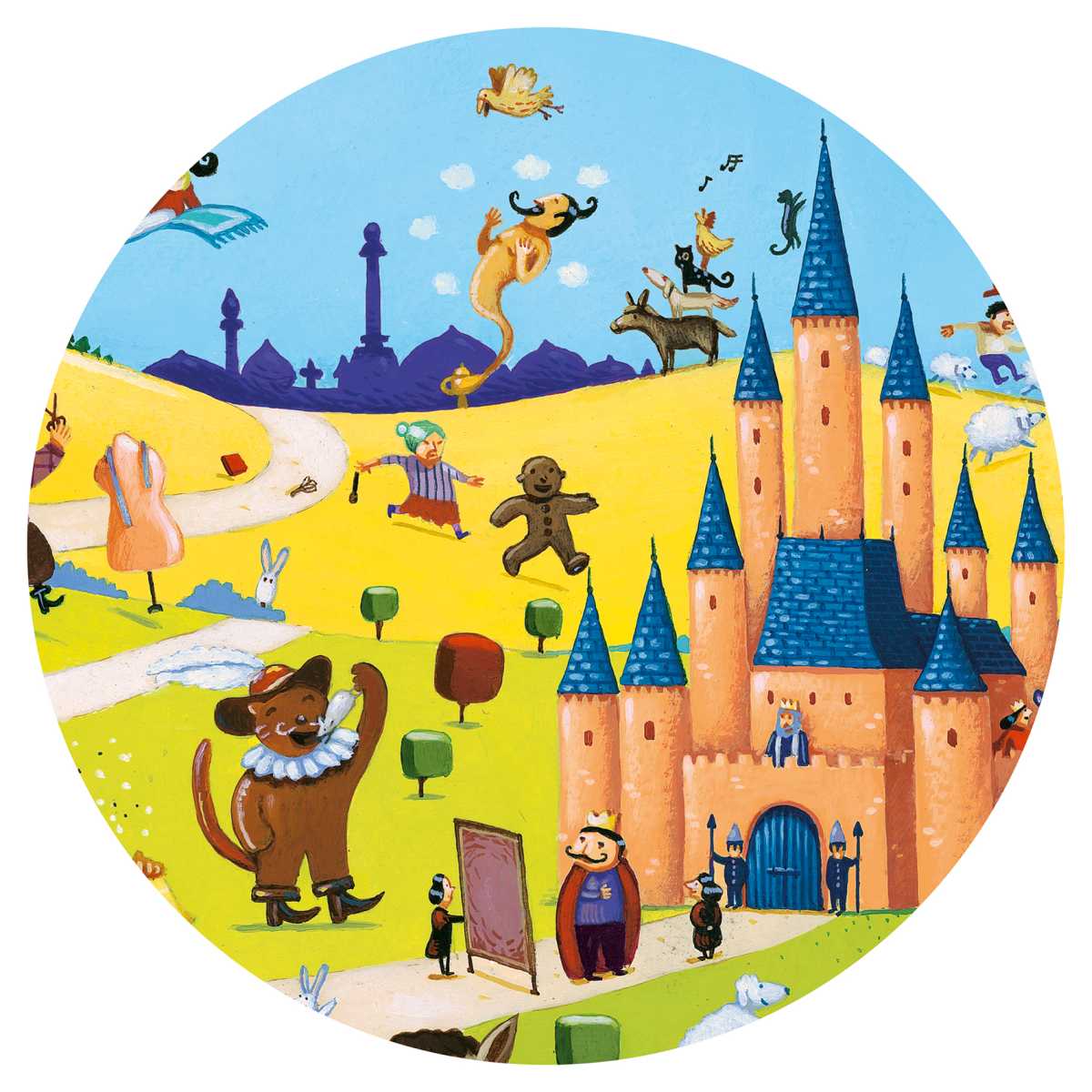 Wimmelpuzzle Märchen - 54 Teile (ab 4 Jahren)