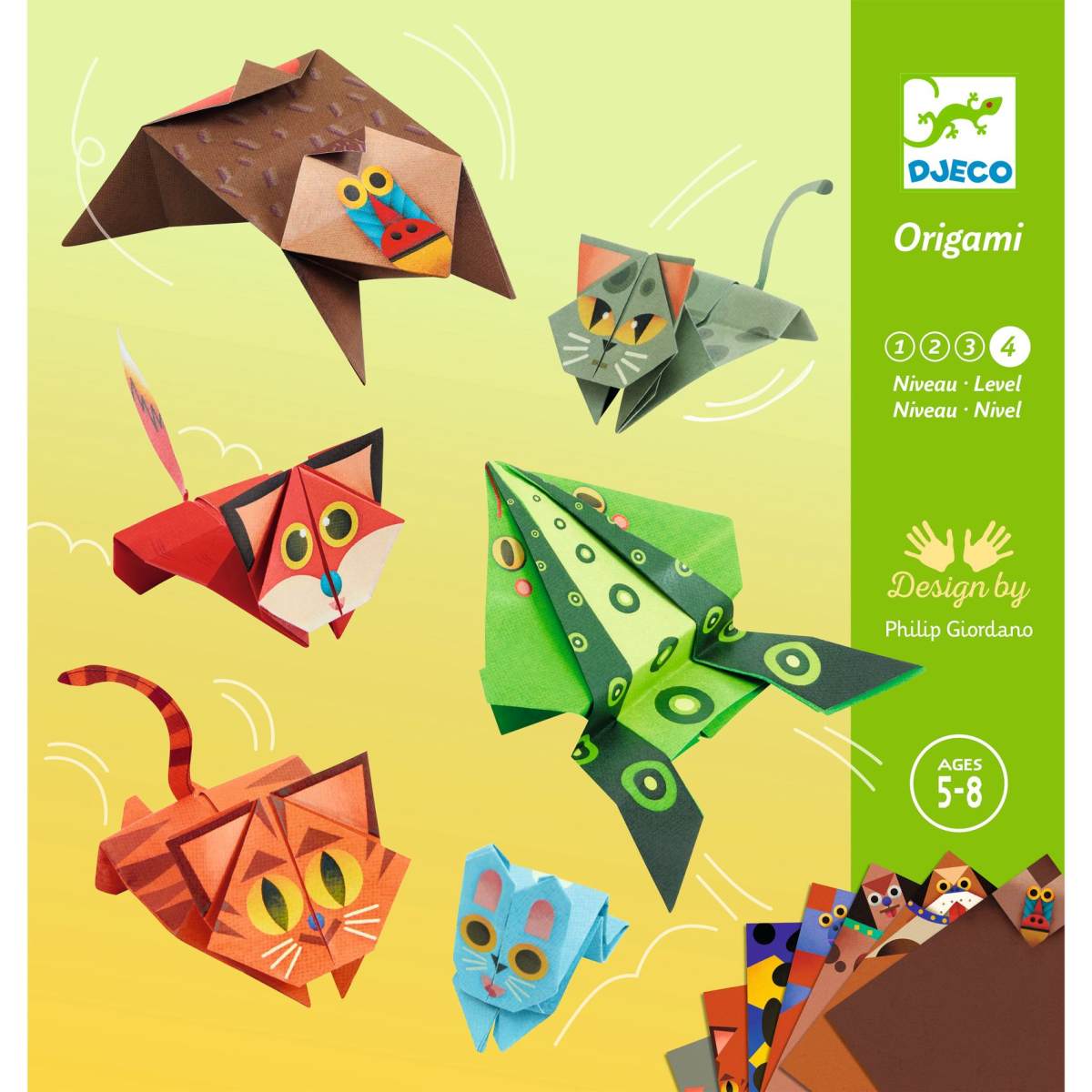 Origami: Springende Tiere, ab 5 Jahren