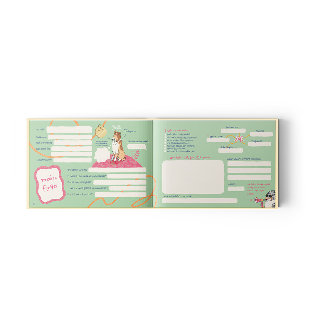 Meine Lieblingsmenschen - Ein kunterbuntes Freundschaftsbuch