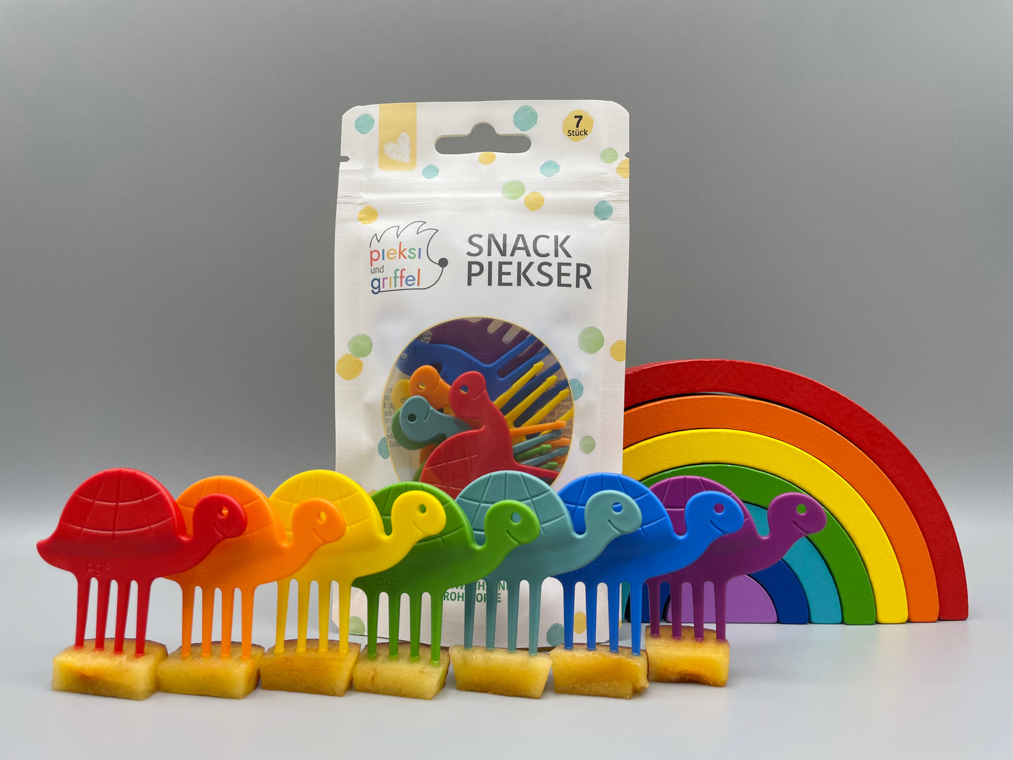 Pieksi 7er Set "Turtle Rain"