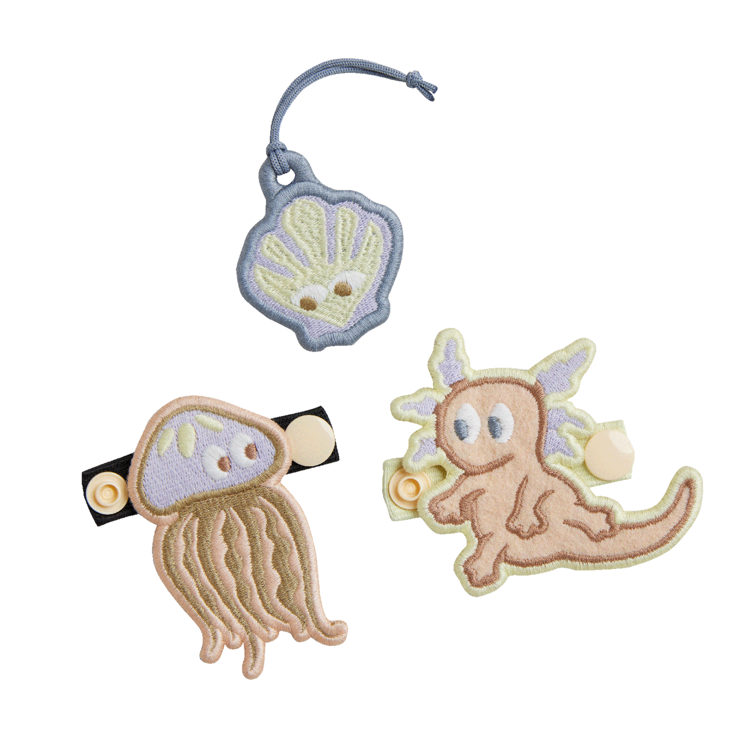 Kids Adventure Patch Set "axolotl multic"