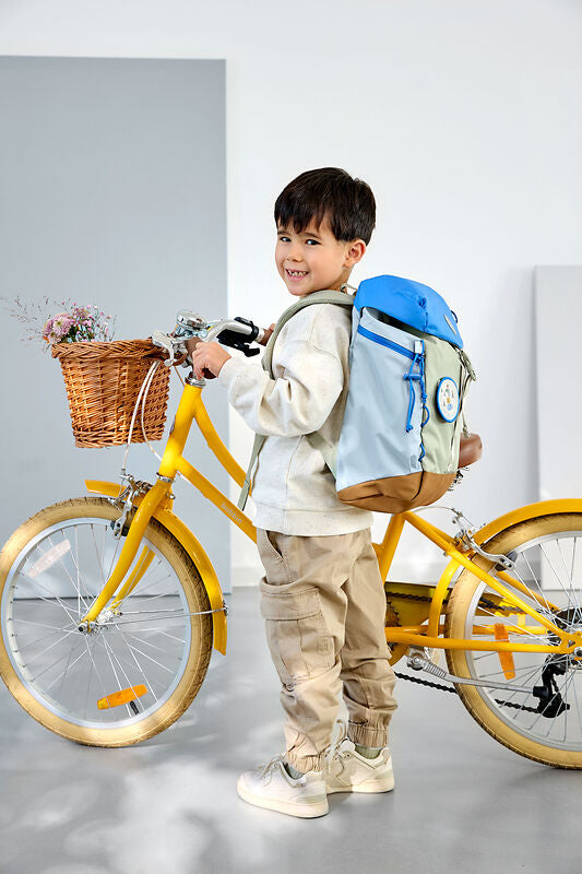 Wanderucksack Kinder (14L), Sunny Explorer, Grün Blau