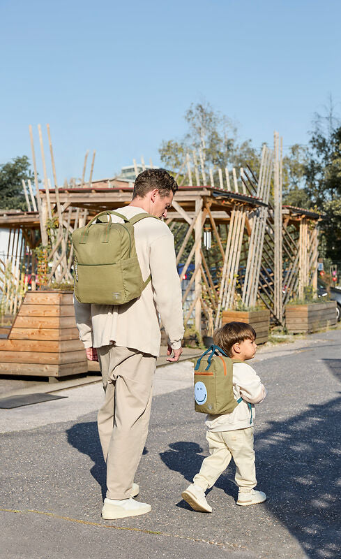 Kindergartenrucksack "Square", Little One & Me - Small, Oliv