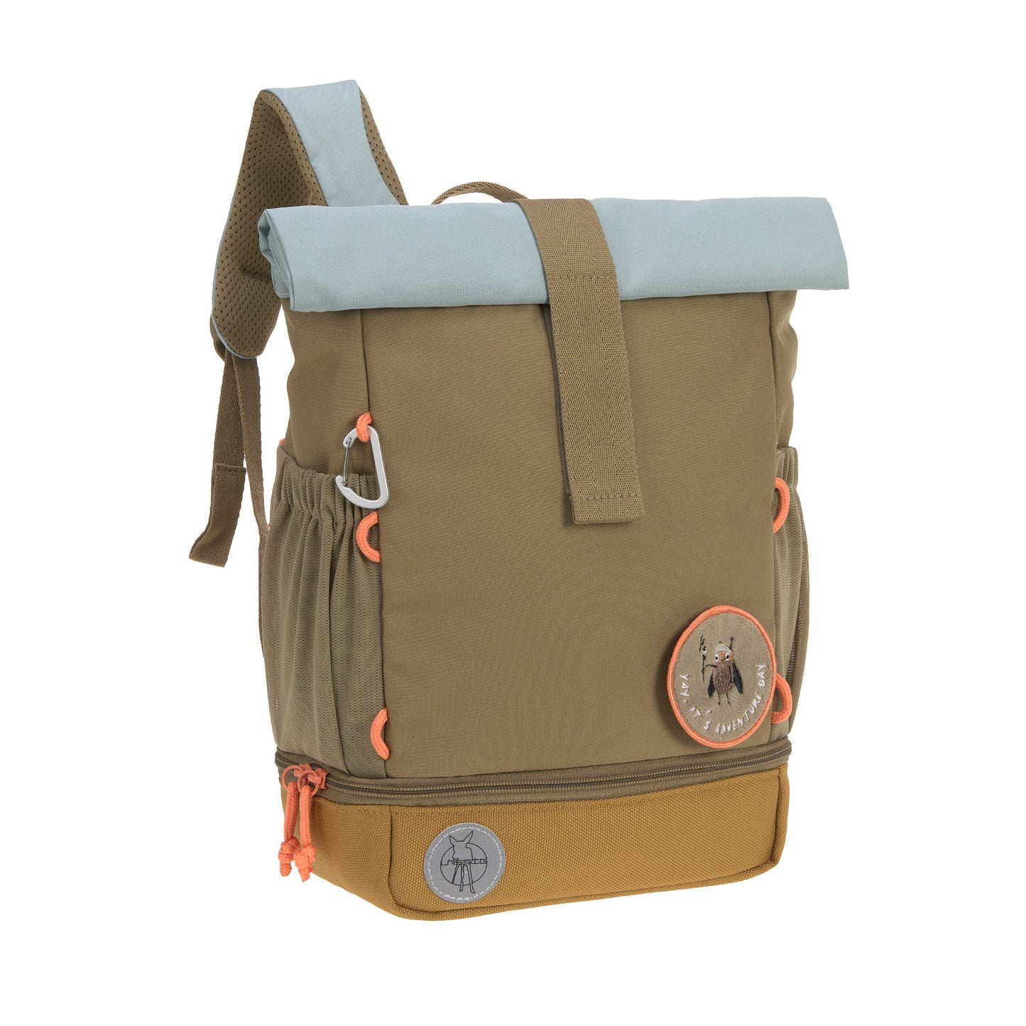 Kinderrucksack "Rolltop", Nature, oliv