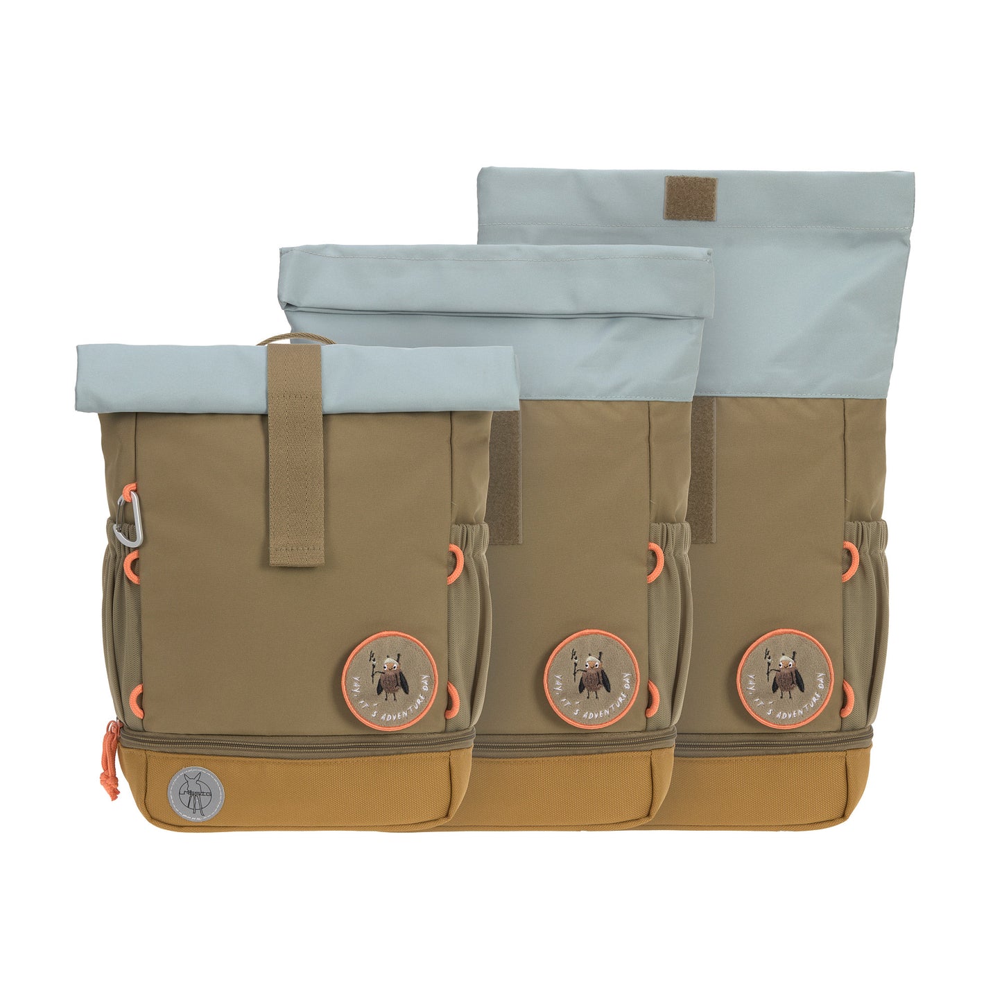 Kinderrucksack "Rolltop", Nature, oliv